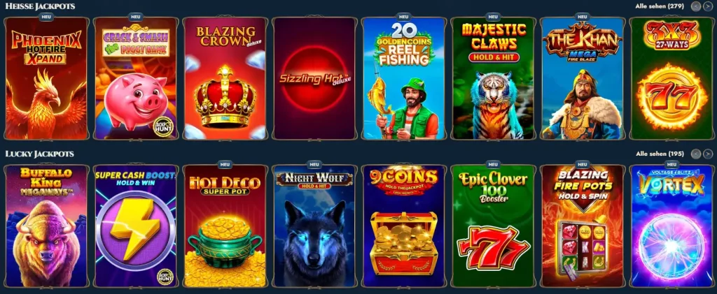Jackpot-Spiele
